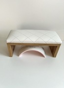 Podpórka poduszka pod dłoń do manicure | ekoskóra | miejsce na lampę UV