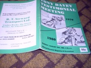 1980 Ipswich Tony Davey Testymonial - wypełniony