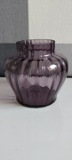 Wazon szklany fioletowy odcień 