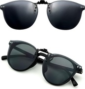 ULTRALEKKIE Nakładki na okulary z polaryzacją CREYESTAL Filtr UV400