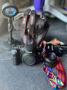 Zestaw Canon EOS 60D + obiektyw Helios + akcesoria