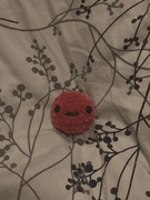 gniotek na szydełku pluszak maskotka amigurumi rękodzieło  