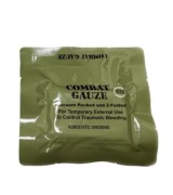 Hemostatyczna rozpuszczalna gaza koalinowa.