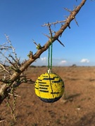 Bombka koraliki masajskie 