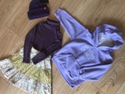 Bluza Gap w zestawie z gofikiem i sódniczką lat 5