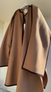 Nowy Płaszcz ZARA Premium WEŁNA KASZMIR | Tabak | M | Okazja 1149zł