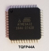 ATMEGA32-16AU    8-bit Atmel with 32K Bytes In-System Programmable Flash
