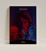 Plakat Star Wars ,,Zemsta Sithów" ,A3