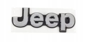 EMBLEMAT LOGO NAPIS TYŁ KLAPA JEEP GRAND CHEROKEE, WRAN SREBRNY CHROM BOLCE