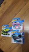 Hot wheels - Morgan super 3, alpha pursuit, donut drifter