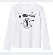 Wednesday koszulka z długim rękawem 158/164