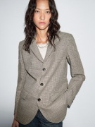 MASSIMO DUTTI wełniana marynarka w pepitkę L/XL - 169 euro 