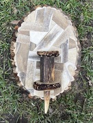 Kinkiet z poroża jelenia lampa ręcznie robiony