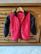 kurtka przeciwdeszczowa bomperka  ocieplana pikowana z kapturem