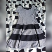 Sukienka czarna/szara koronka M/L
