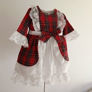 Sukienka 98 czerwona bordowa na święta Wigilię Mikołaja sesję zdjęciowej