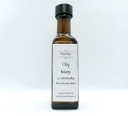 Olej lniany z czarnuszką tłoczony na zimno 100 ml