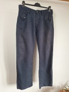 Joop! jeans 31 33 bawełna len spodnie męskie granatowe lniane lin linen