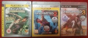 Kolekcja Nathana Drake'a UNCHARTED PS3 trylogia 1 + Uncharted 2 PL + 3 PL
