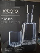 : Krosno Stan: Nowy  KROSNO Fjord komplet 6+1 karafka szklanki whisky