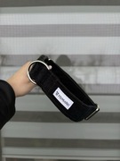 Obroża na zatrzask dla psa M/3cm czarny welur