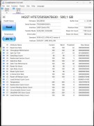 Dysk 500GB HGST Z7K500-500 używany sprawny 7mm 7200 32mb 6Gb/s 