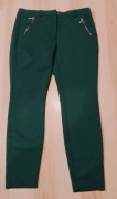 Spodnie marki Mohito w rozm 36 w kolorze butelkowej zieleni używane
