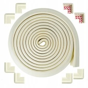 Taśma piankowa ochronna na meble kanty i rogi narożniki kremowe 6M