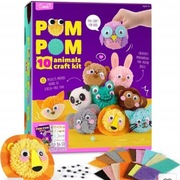 POMPONY-ZABAWKI DO MAJSTERKOWANIA  KREATYWNA ZABAWA DLA DZIECI 