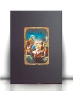 święty obrazek A5, obrazek ze stajenką plakat Święta Rodzina