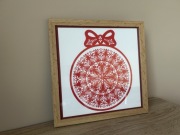 OBRAZ WYCINANKA DEKORACJA NA ŚWIĘTA