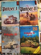 NIEMIECKIE CZOŁGI od I do VI 8 x Militaria PANZERWAFFE