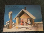 stara pocztówka prl bajka miś uszatek