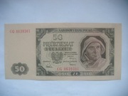 POLSKA BANKNOT PRL 50 zł 1948 rok seria CG