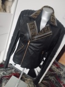 Versace for H&M kurtka meska,skorzana,ramoneska rozmiar L 