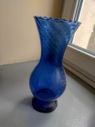 Wazon Niebieski PRL Huta Laura PRL