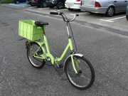 Rower dla seniora - składak z obniżoną ramą, koła 20 cali, jednobiegowy