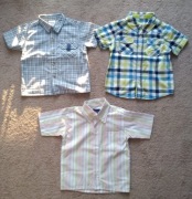 Zestaw koszul z krótkim rękawem r. 86-92