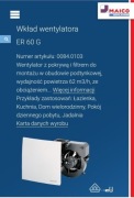 Wentylator maico er 60 g