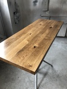 Blat Dębowy Opalany Lakierowany 100x60x4cm ! 