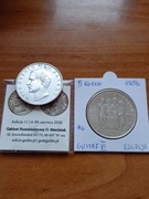 # Marki 1909-D Bawaria i 5 Koron z 1959 Gustaf VI , srebro
