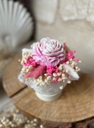 Mini Flowerbox Piwonia Solo Świeca Sojowa