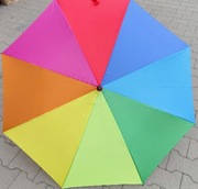 Parasol przeciwdeszczowy tęcza bardzo ładny mocny 