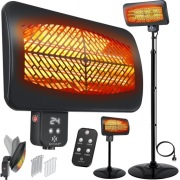 Promiennik KESSER tarasowy , wolnostojący grzejnik  na pilot 