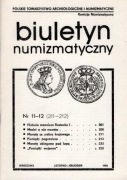 Biuletyn Numizmatyczny 11-12/1985