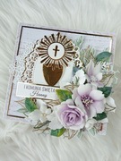 Luksusowa kartka komunijna 3D, Pamiątka Komunii Świętej w pudełku, prezent 