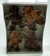 FOREMKI WYKRAWACZE CIASTEK LUDZIKI PIERNIKOWE 4SZT