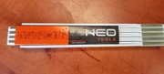 NEO 74-020 Miara składana drewniana 2m biało-żół