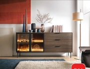 Komoda LUMI 2D3S + LED (C) | 181cm | Dąb dunin