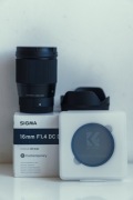 Obiektyw Sigma 16mm f/1.4 DC DN Contemporary SONY E MOUNT + filtr